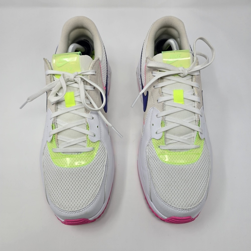 Nike Air Max Excee White Pink Neon Womens Size 12 / Mens Size 10.5 - Picture 8 of 14